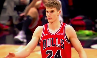 Lauri Markkanen antoi kenkänsä pikkupojalle sekä kirjoitti tälle nimikirjoituksensa.