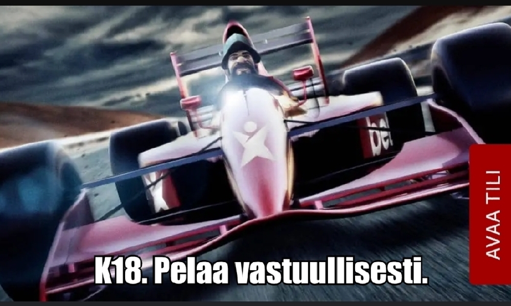Betsafe tarjoaa 10 euron ilmaisvedon formuloihin.