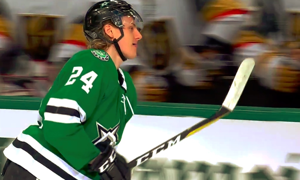 Roope Hintz jatkoi maalitehtailuaan, kun hän venytti maaliputkensa kolmen ottelun mittaiseksi Vegas Golden Knightsia vastaan.