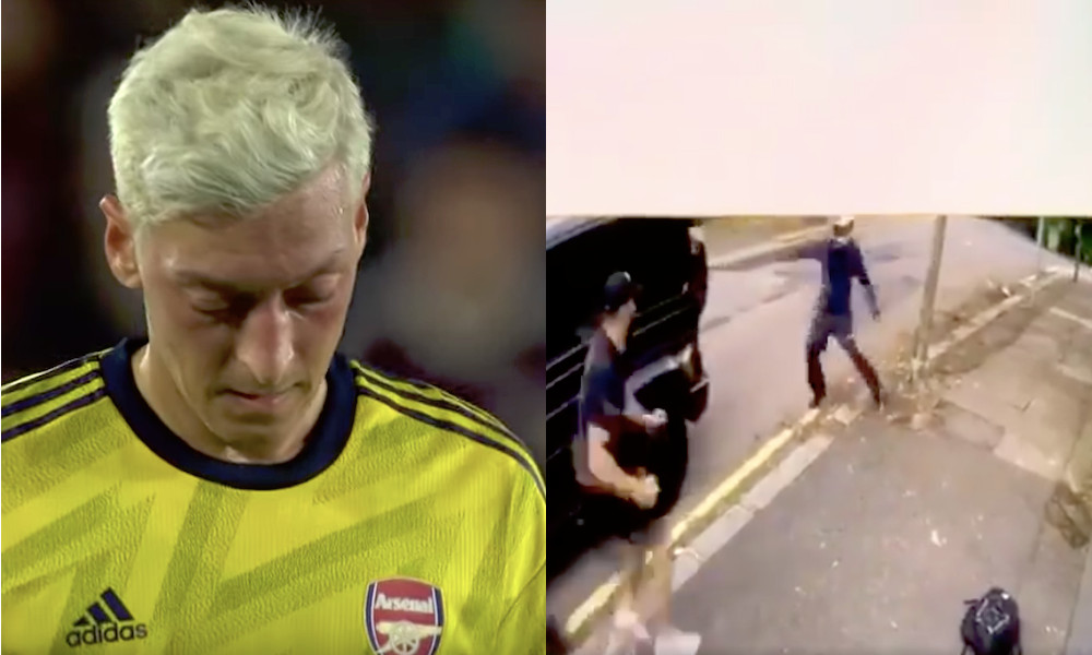 Mesut Özilin autoon hyökättiin puukoin: Arsenal-tähden joukkuekaveri Sead Kolasinac pelasti tilanteen.