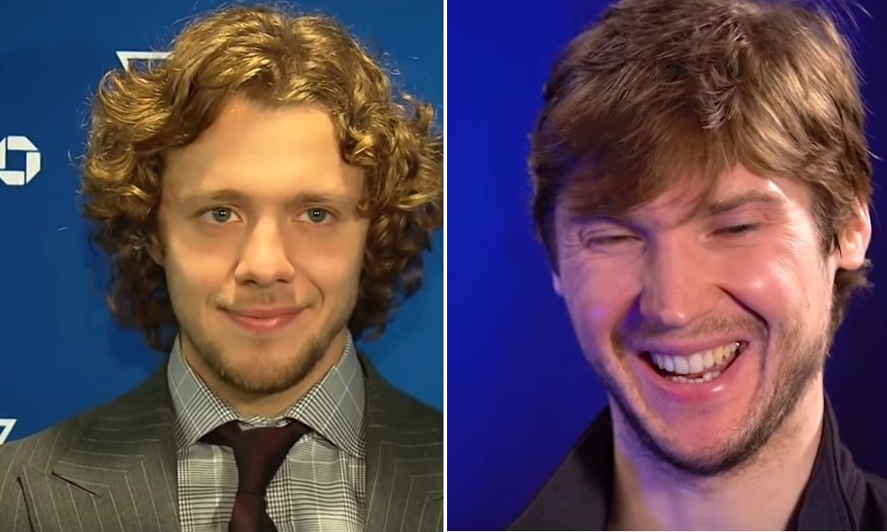 Artemi Panarin ja Sergei Bobrovsky esittelivät tanssitaitojaan.