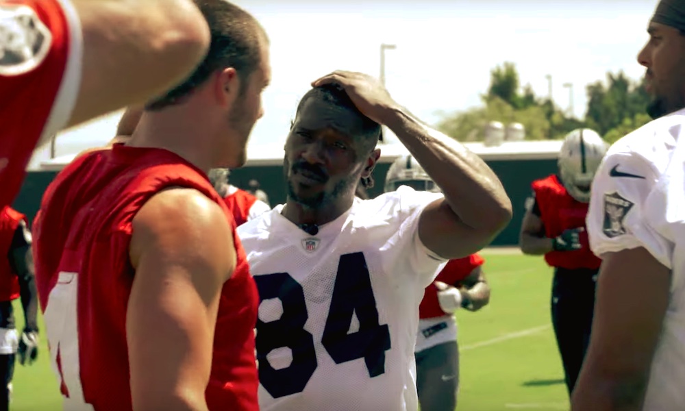 Antonio Brown palellutti jalkansa kylmäaltaassa ja jälki oli todella etovaa katsottavaa.